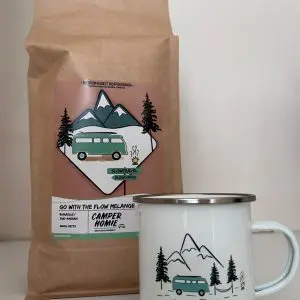 Koffie cadeau pakket; kampeer koffie; camper koffie